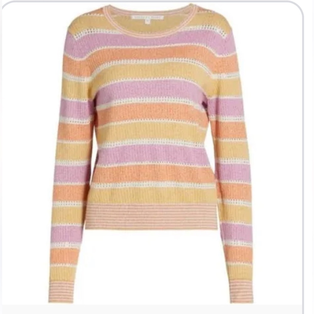 Veronica Beard Raimi Color-Blocked Pullover Sweater
See NOTE